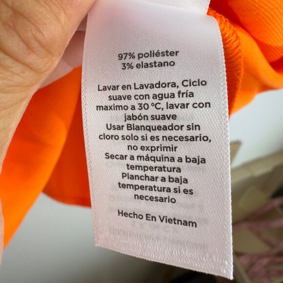 NWT Talbots Women’s Large Satin Blend Orange Pull-on Blouse Top Business - Picture 16 of 16